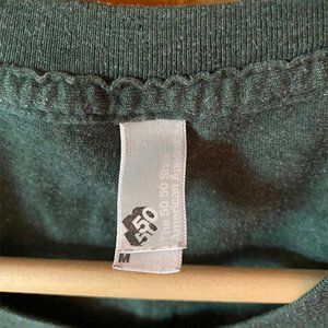 American Apparel 50/50 Tshirt - Heathered Hunter